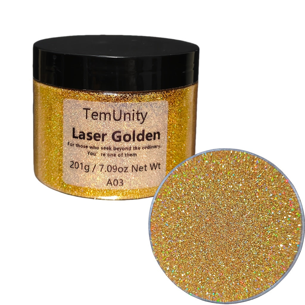 Golden/Laser Golden in Large Quantity, Suitable for DIY Nail Art, Decorative Handmade Gifts, And Celebrations Like Holidays, Birthdays, And Weddings. It Can Also Be Used with Epoxy Resin And for Photography, Sparkling And Shi